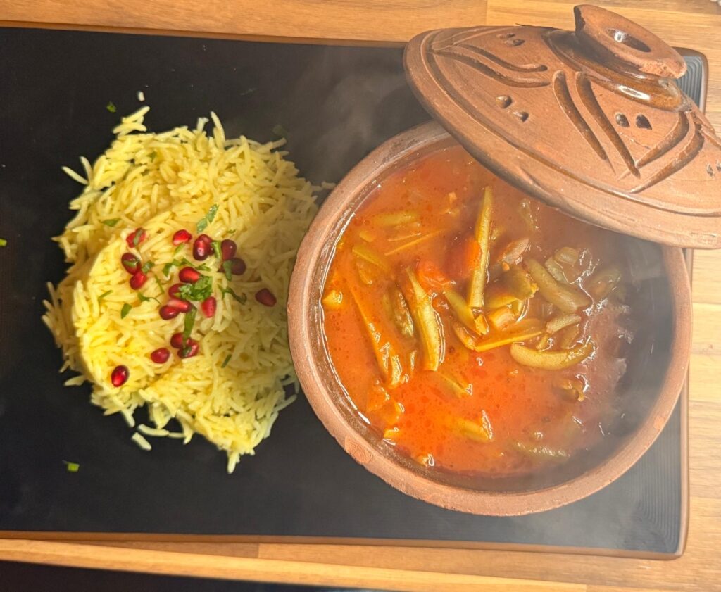 Kunafa at Bethlehem restaurant in Dublin Ireland